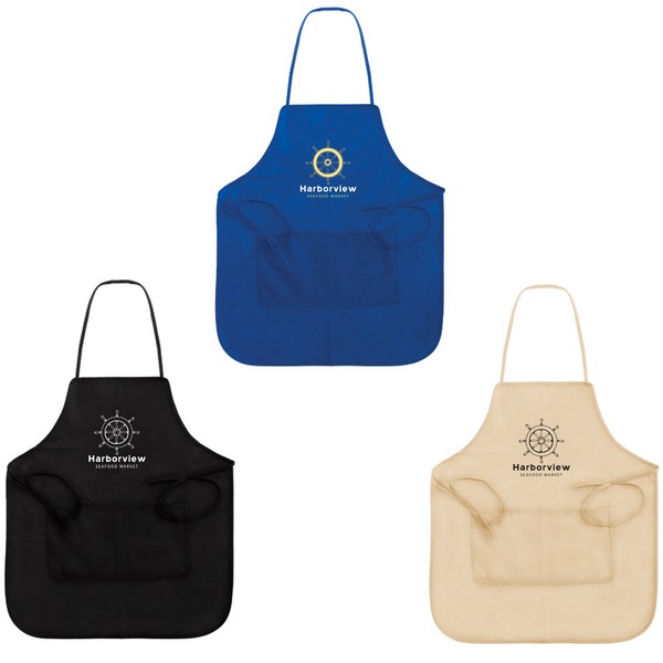HH3038 Non-Woven Full Apron With Custom Imprint